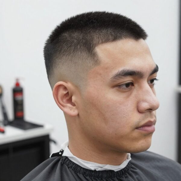 Fryzura męska buzz cut