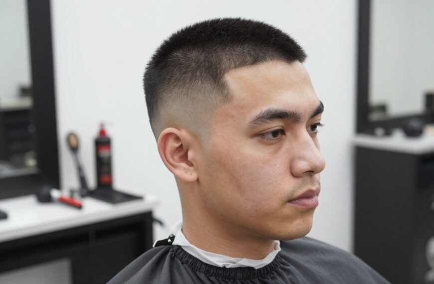 Fryzura męska buzz cut