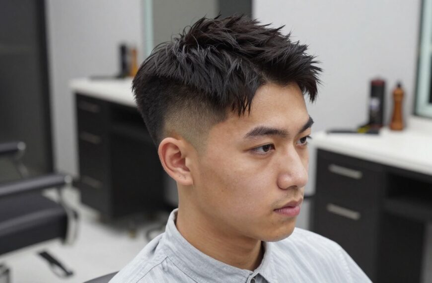 Fryzura undercut męska