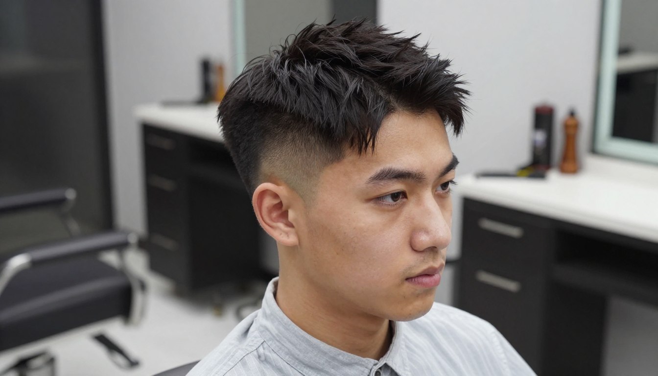 Fryzura undercut męska