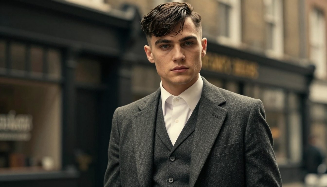 Peaky Blinders fryzura